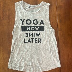 Yoga graphic tank